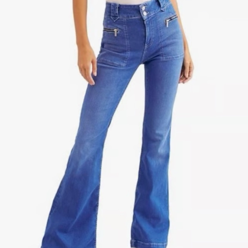 We The Free Layla Stretch Flare Jeans